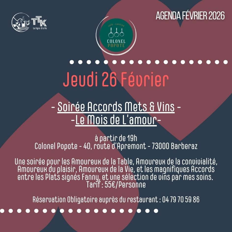 Soirée Saint Valentin